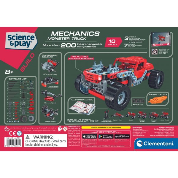 Clementoni - Mechanics Laboratory - Monster Truck