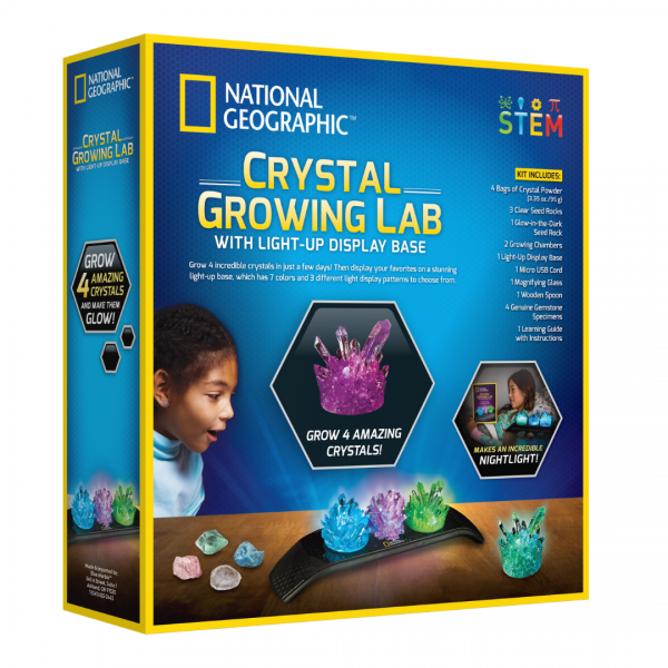 National Geographic -Light Up Crystal Growing Kit