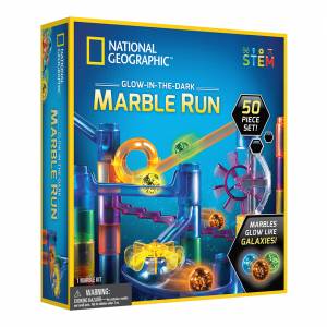 National Geographic - Glow-In-The-Dark Marble Run (50 piece set)