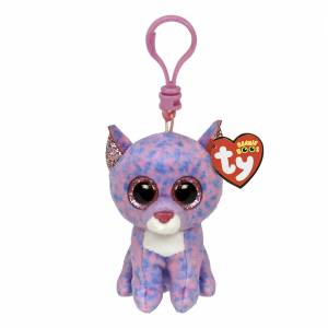 Ty Beanie Boos - Plush Clip - Cassidy the Lavender Cat