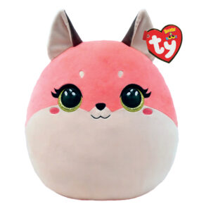 Ty Squish-A-Boo - Medium Plush - Roxie the Pink Fox