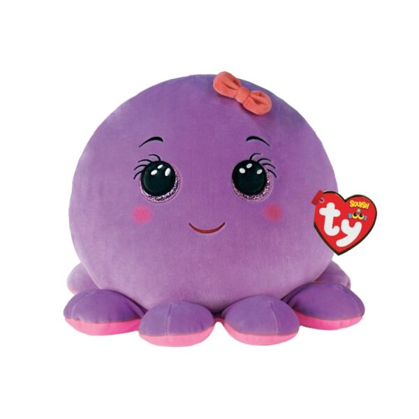 Ty Squish-A-Boo - Medium Plush - Octavia the Purple Octopus