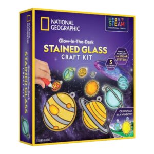 National Geographic - Glow-In-the-Dark Stained Glass Craft Kit