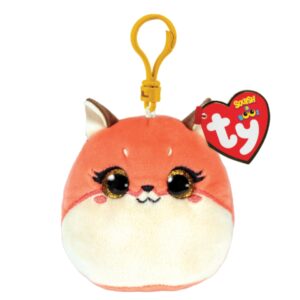 Ty Squish-A-Boo Clip - Roxie the Fox