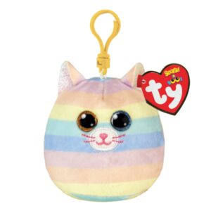 Ty Squish-A-Boo Clip - Heather the Cat