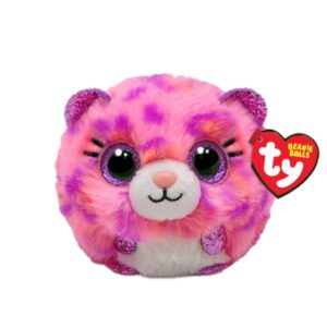 Ty Puffies - Topaz the Pink Leopard
