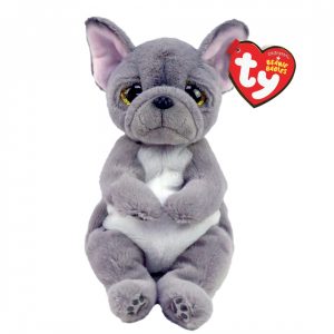 Ty Beanie Bellies - Regular Plush - Wilfred the Grey Dog